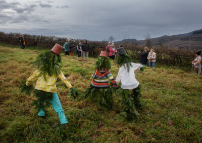 Balade attentionnée St Leger sous Beuvray Saint Prix sur le theme Place des villages.